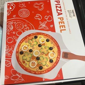 Pizza Peel with Foldable Wood Handle - New